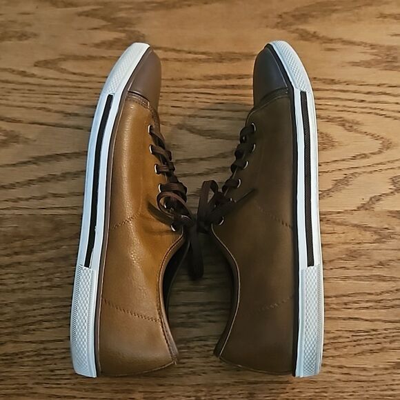 Kenneth Cole Reaction Men's Center Binding Shoes sneakers - Brown - size 9.5 - Picture 8 of 10